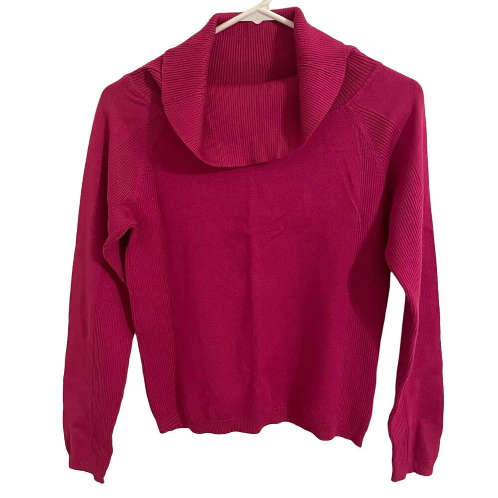 NWOT Worthington Long Sleeve Pink Turtleneck Sweater Womens size small